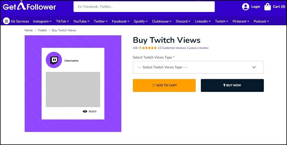 GetAFollower for Twitch Viewer Bots