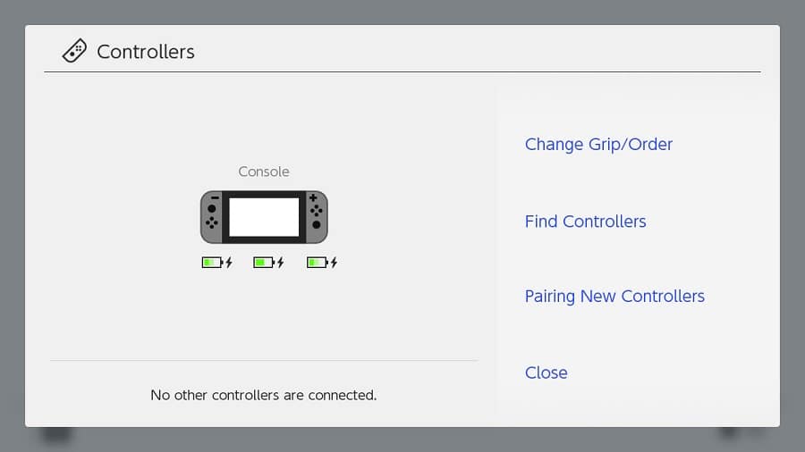 How do you check Joy-Con battery life