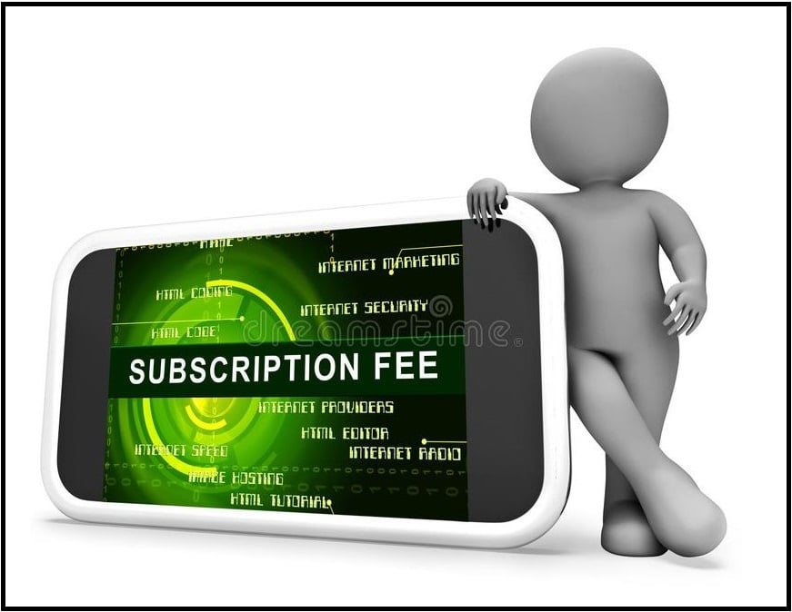 Subscription fees