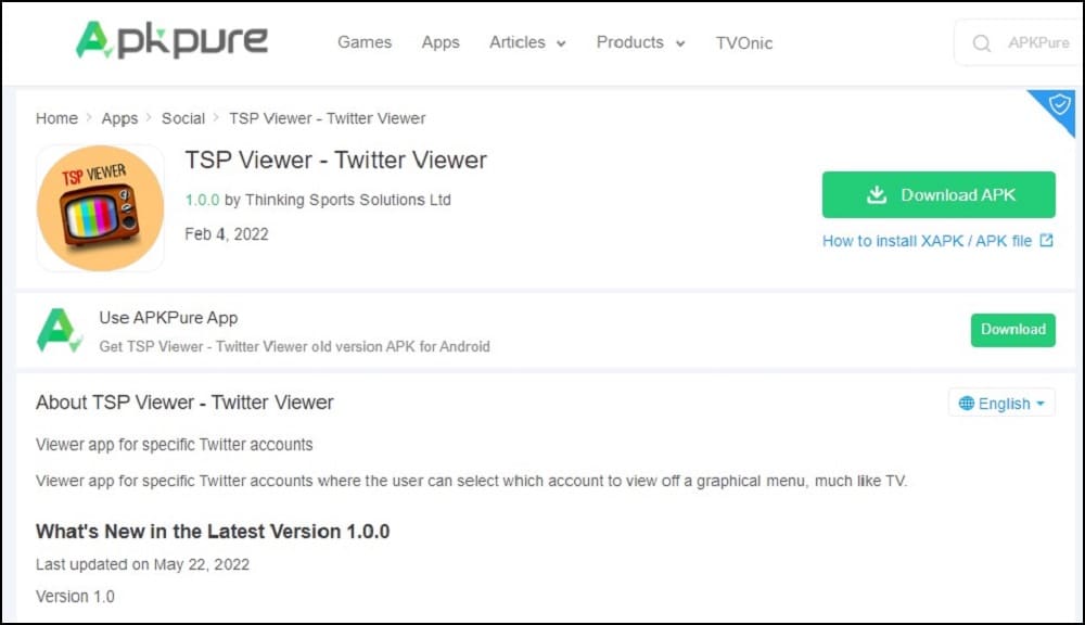 TSP Viewer App Overview