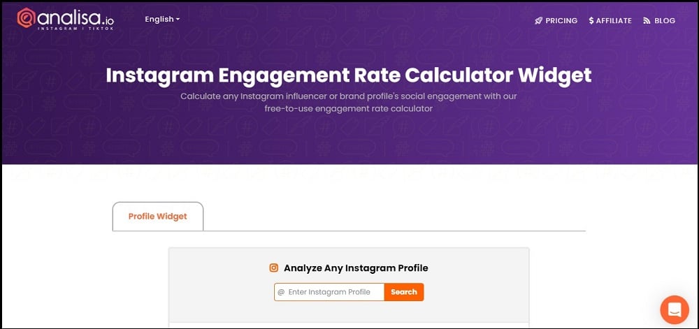 Analisa Instagram Engagement Calculator
