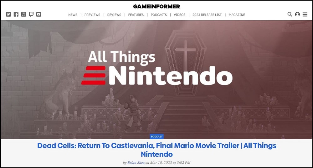 Game Informer Homepage