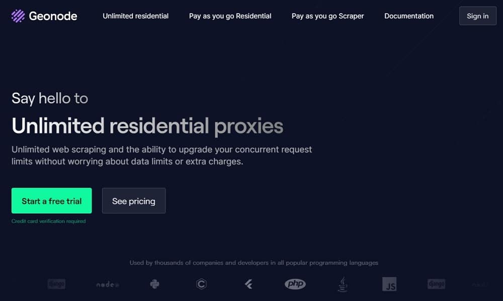 Geonode Homepage