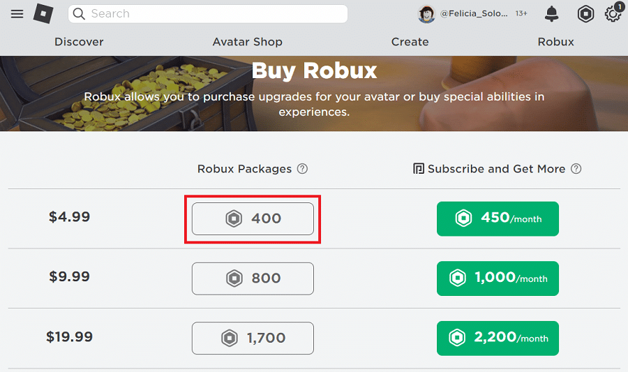 How much is 1 dollar in Robux