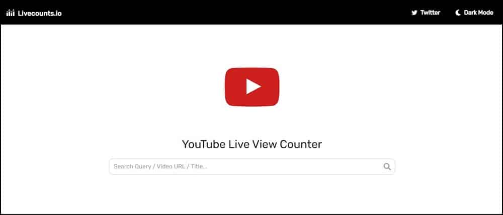 You Can View Live Counts Using A website called livecounts.io