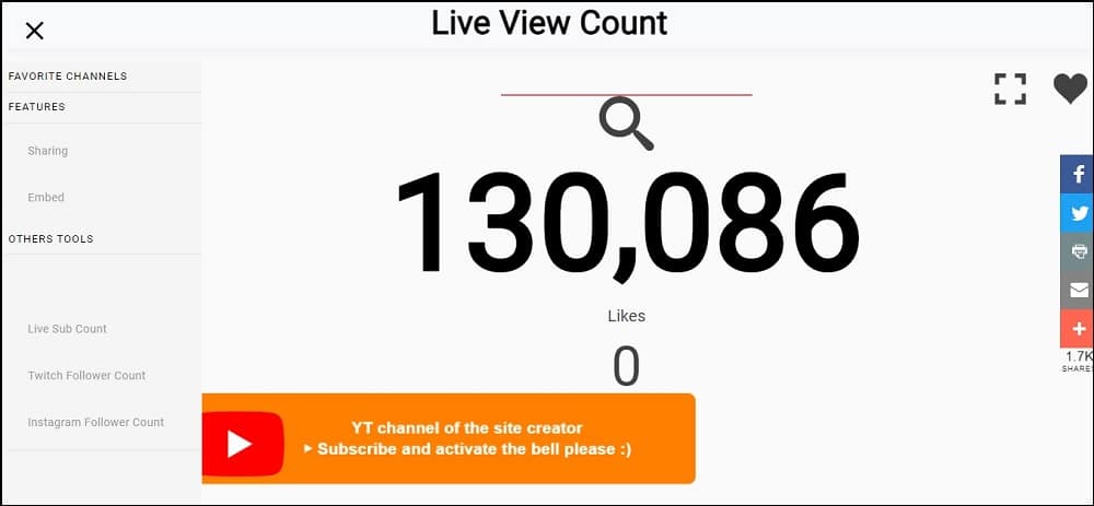 Live View Count