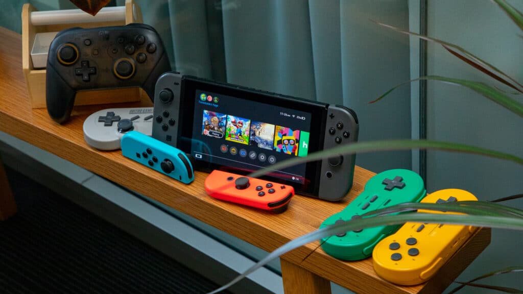 Nintendo Switch console wireless controllers