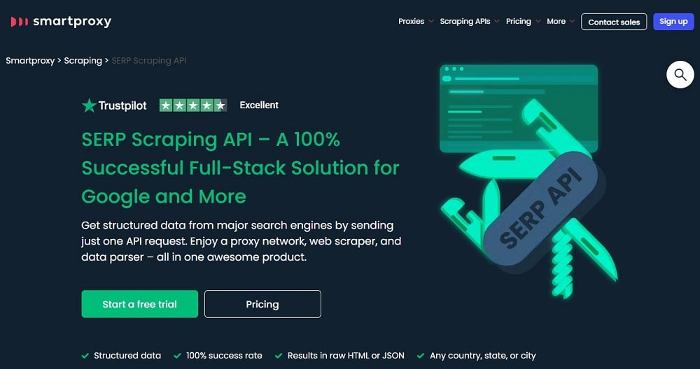 SmartProxy SERP API Overview