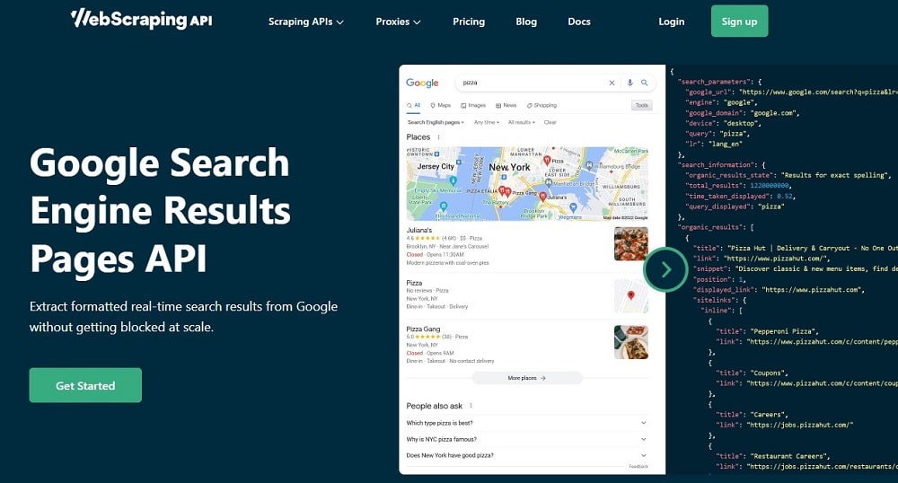 WebScrapingAPI Google SERP API Overview