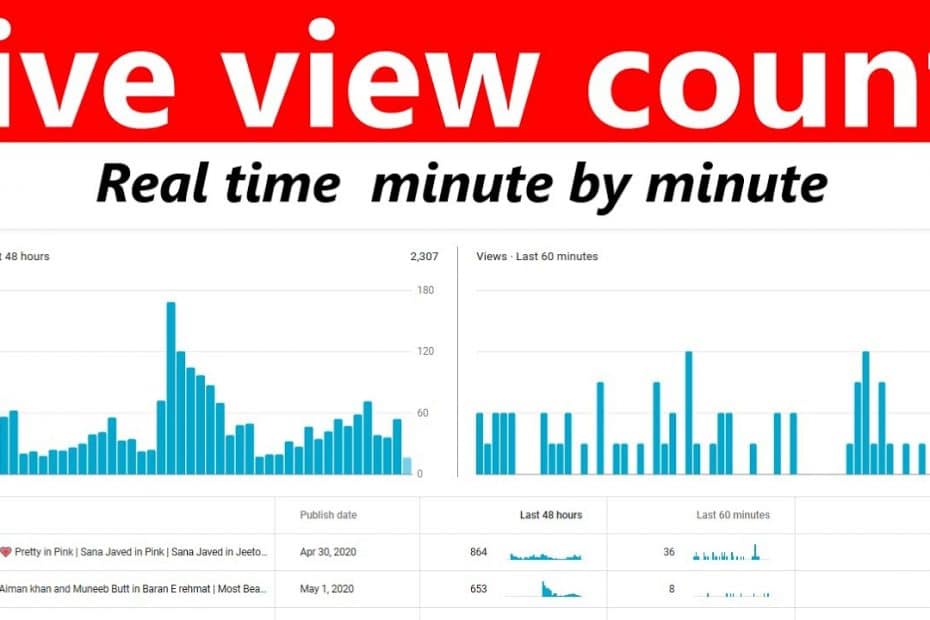 YouTube Live View Count