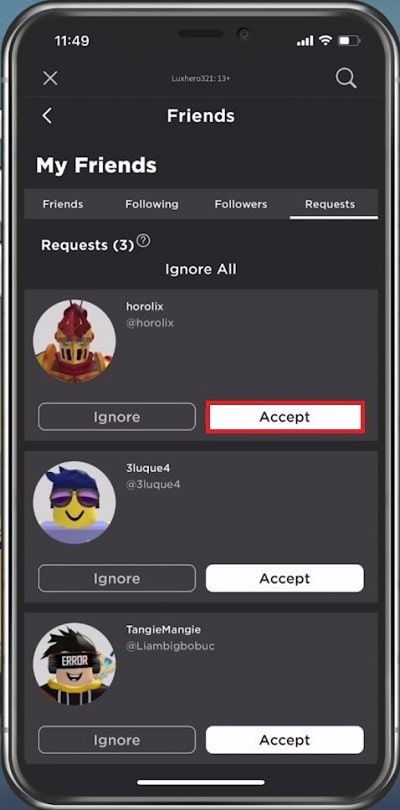 Accept or Decline