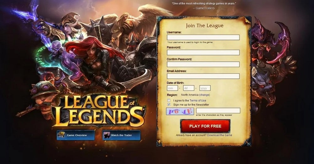 Launch the League of Legends game