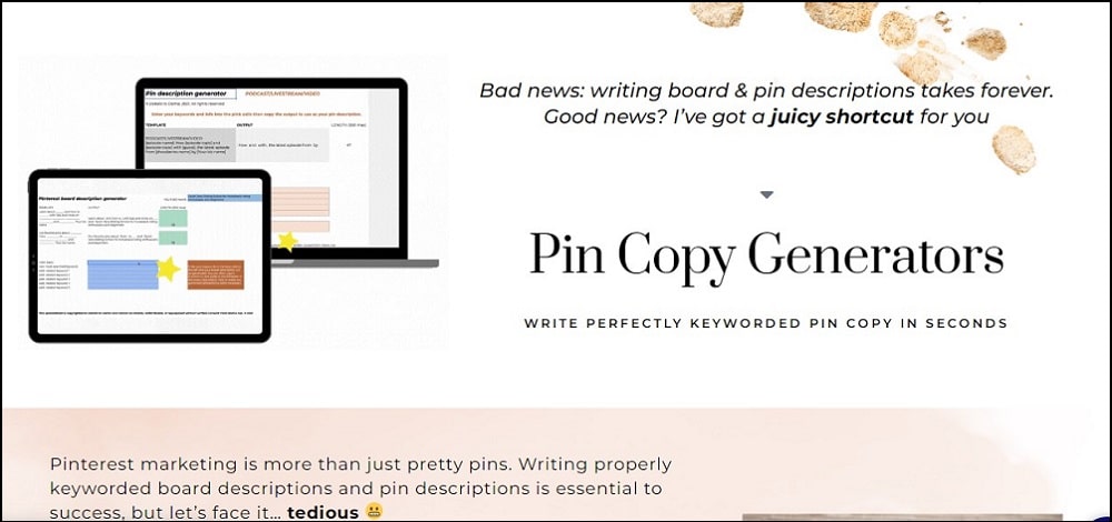 Pin Copy Generators