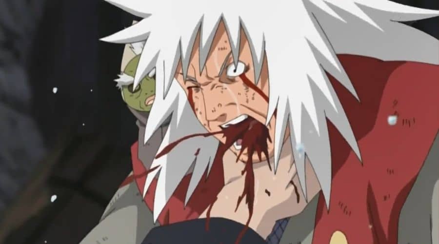 What episode does Jiraiya die
