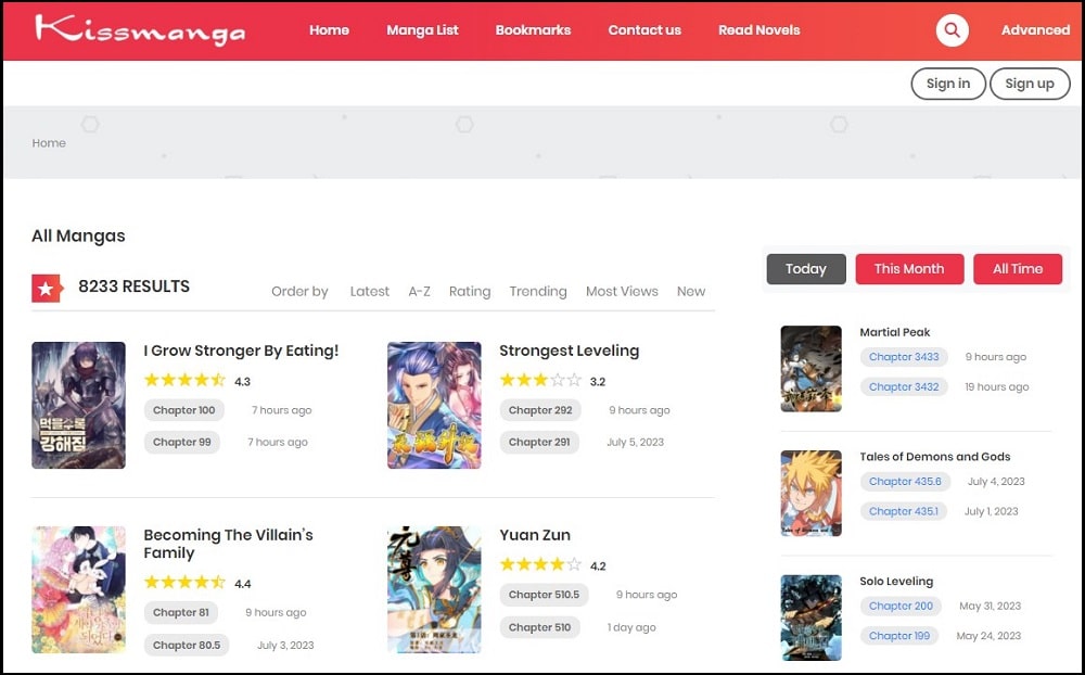 KissManga Overview