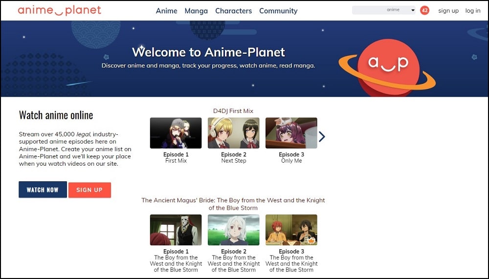 Anime-Planet Overview