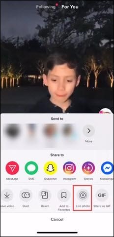 Navigate to the video on TikTok