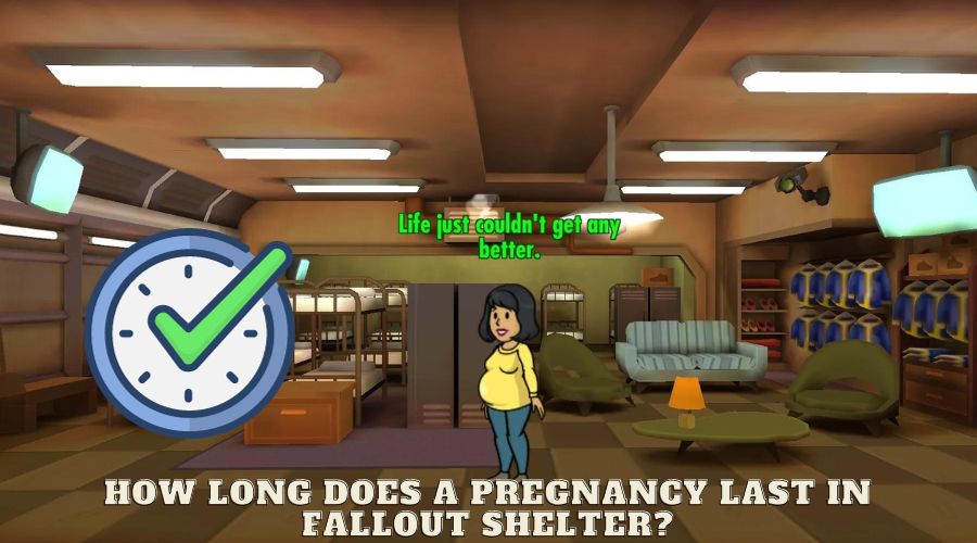 How long does a pregnancy last in Fallout Shelter