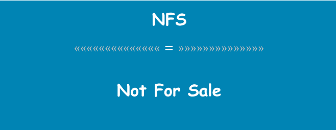 Not For Sale