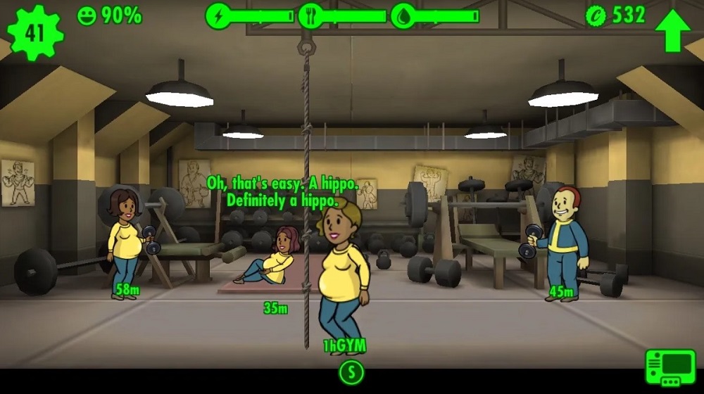 The psychological impact of pregnancy on dwellers in Fallout Shelter