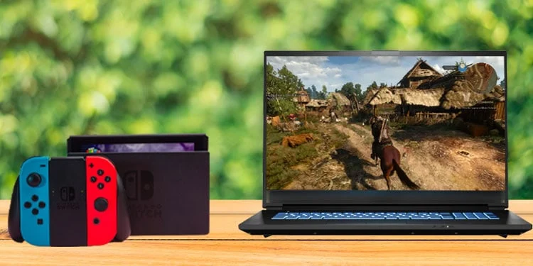 connect a Nintendo Switch to a laptop with HDMI