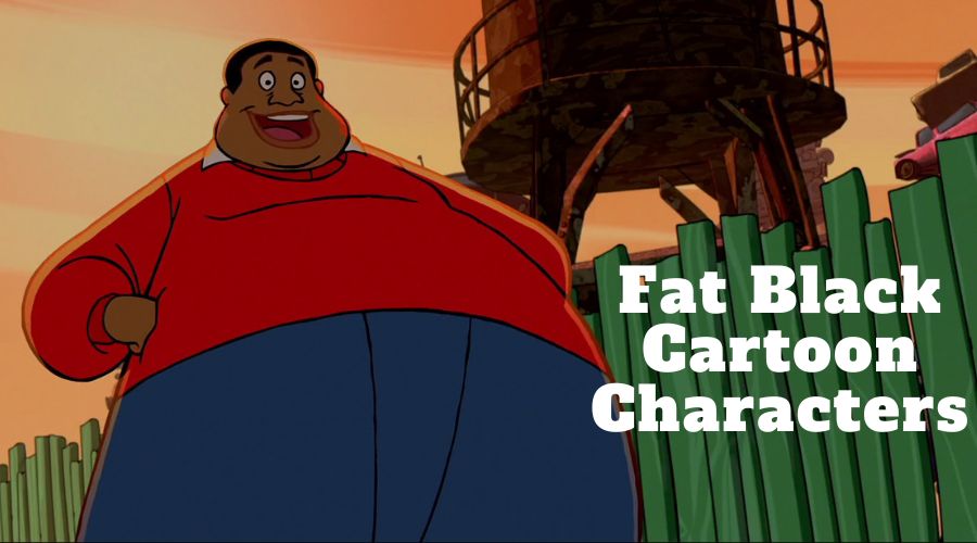fat black cartoon characters