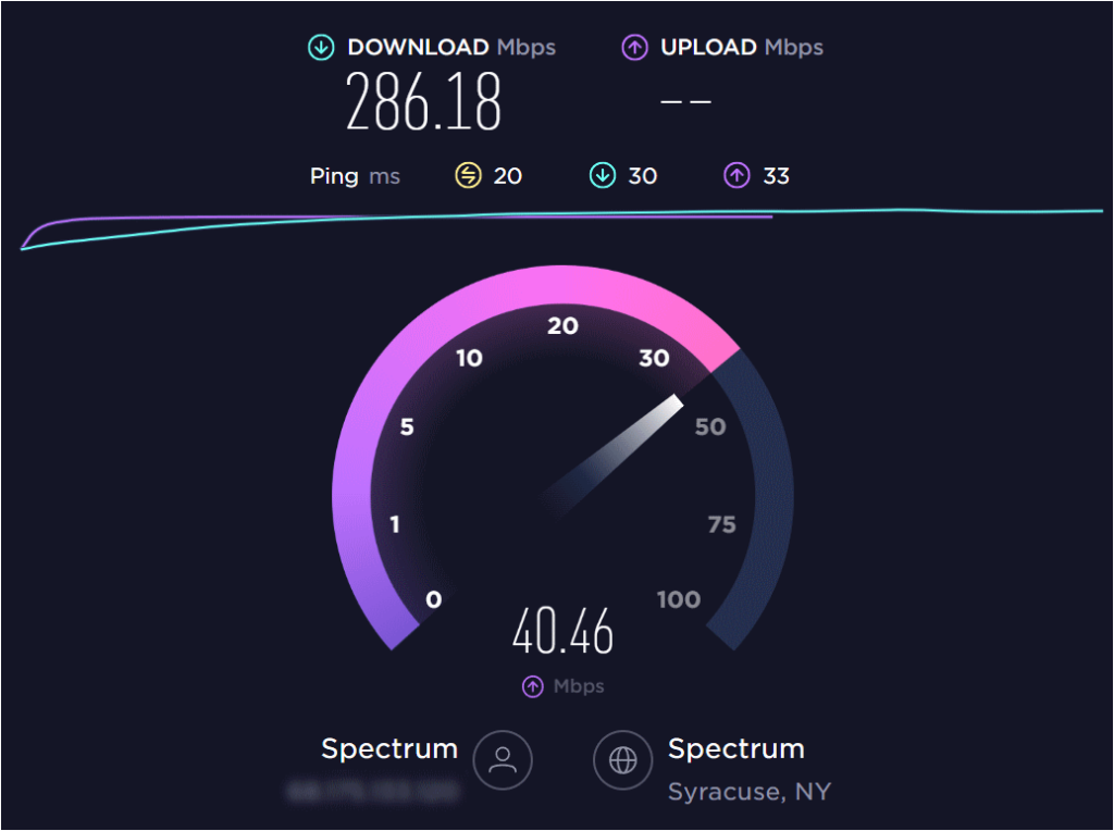 Check your internet speed