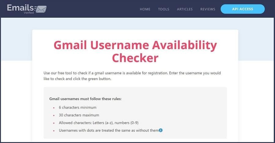 Emails Verified Gmail username