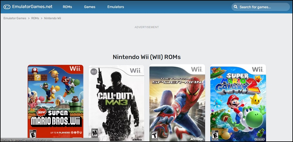 Emulator Games Nintendo Wii ROM Site