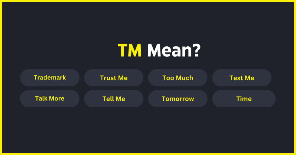 Interpreting TM in Text