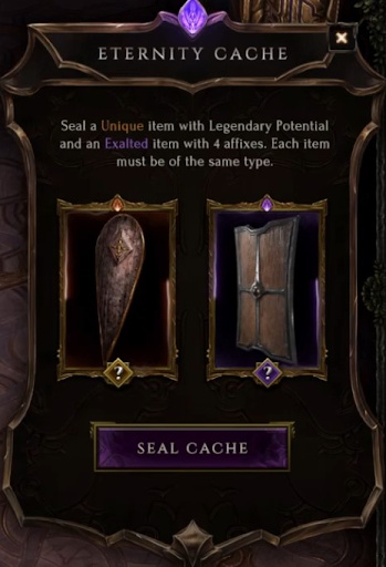 Merging Exalted with Unique Items
