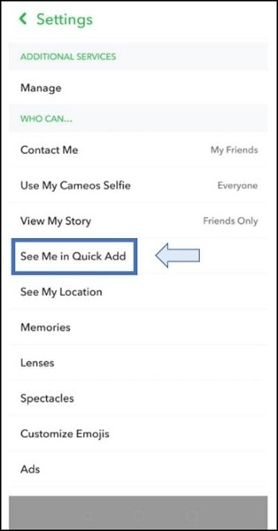 See Me in Quick Add