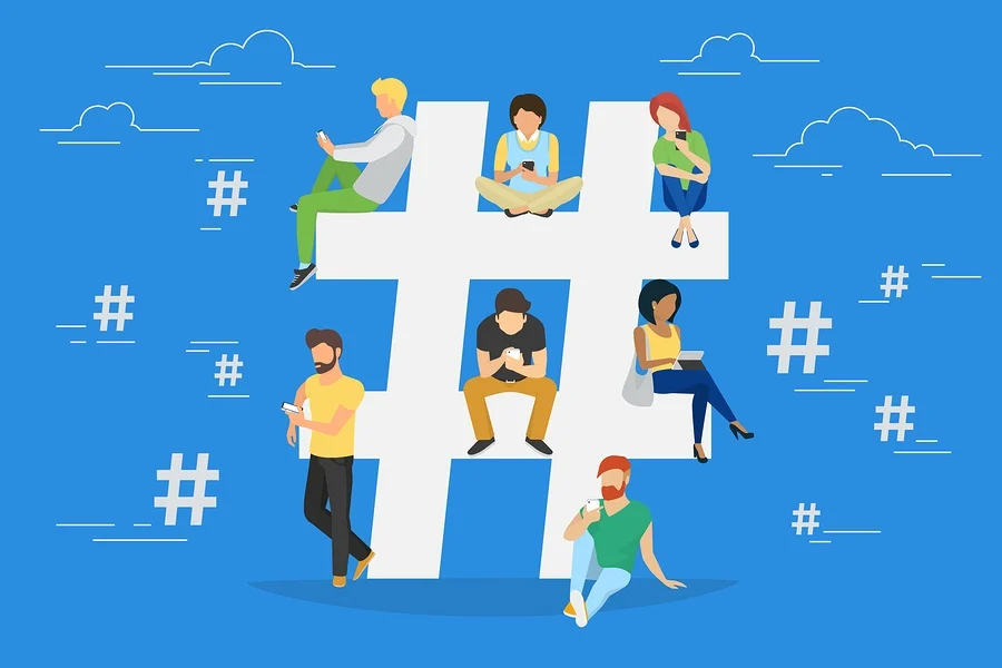 The economic market value of a hashtag