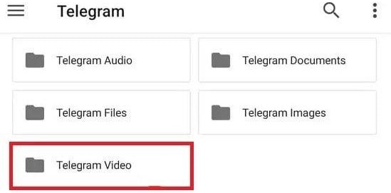 Telegram video