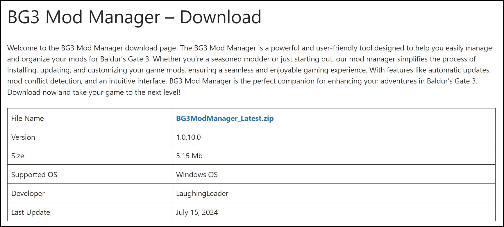 4 Best BG3 Mod Managers and How to Install | Ricky Spears