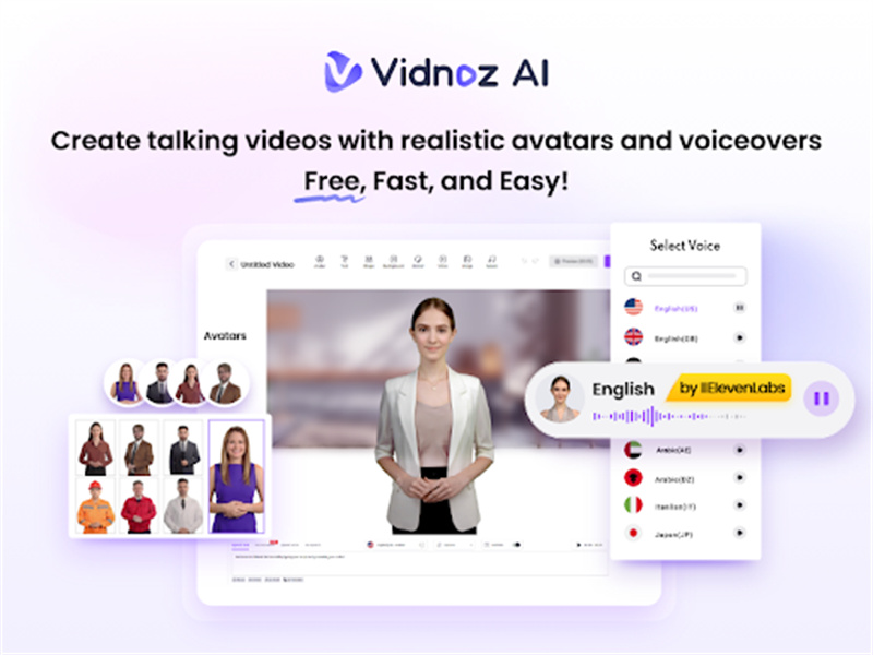 How Vidnoz AI Changes Ideas into Attractive Videos