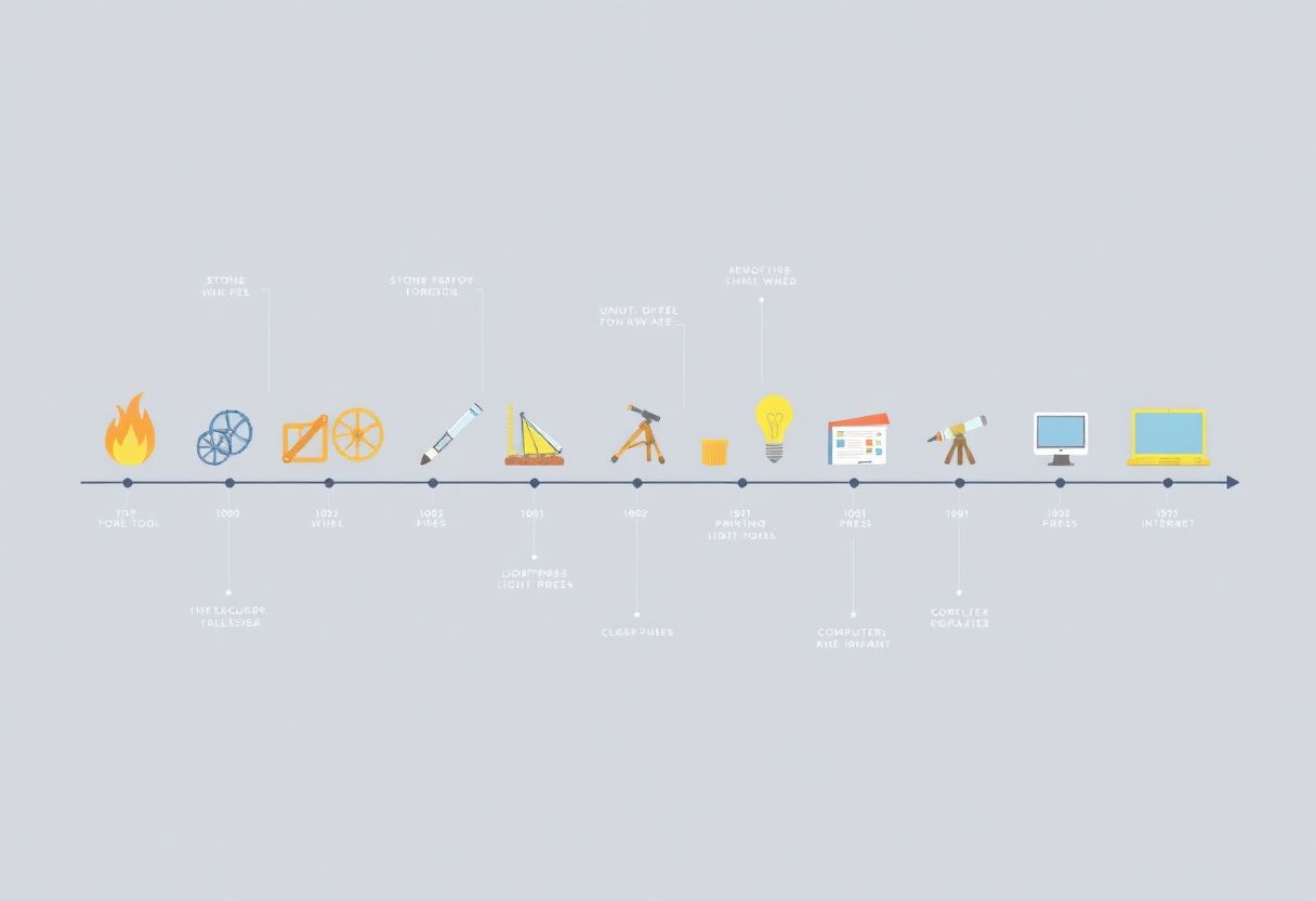 The Invention Timeline: A Journey Through Human Innovation - Ricky Spears